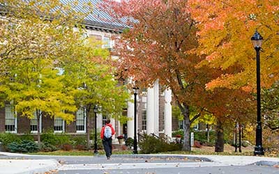 RPI Campus in fall