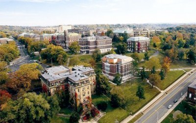 Aerial view of RPI campus